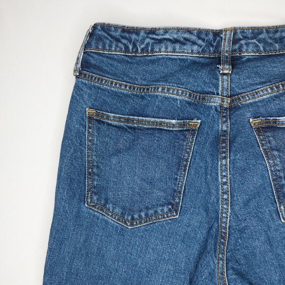 Universal Thread Womens Jeans 6/28R High Rise Slim Straight Distressed Denim - Picture 15 of 16